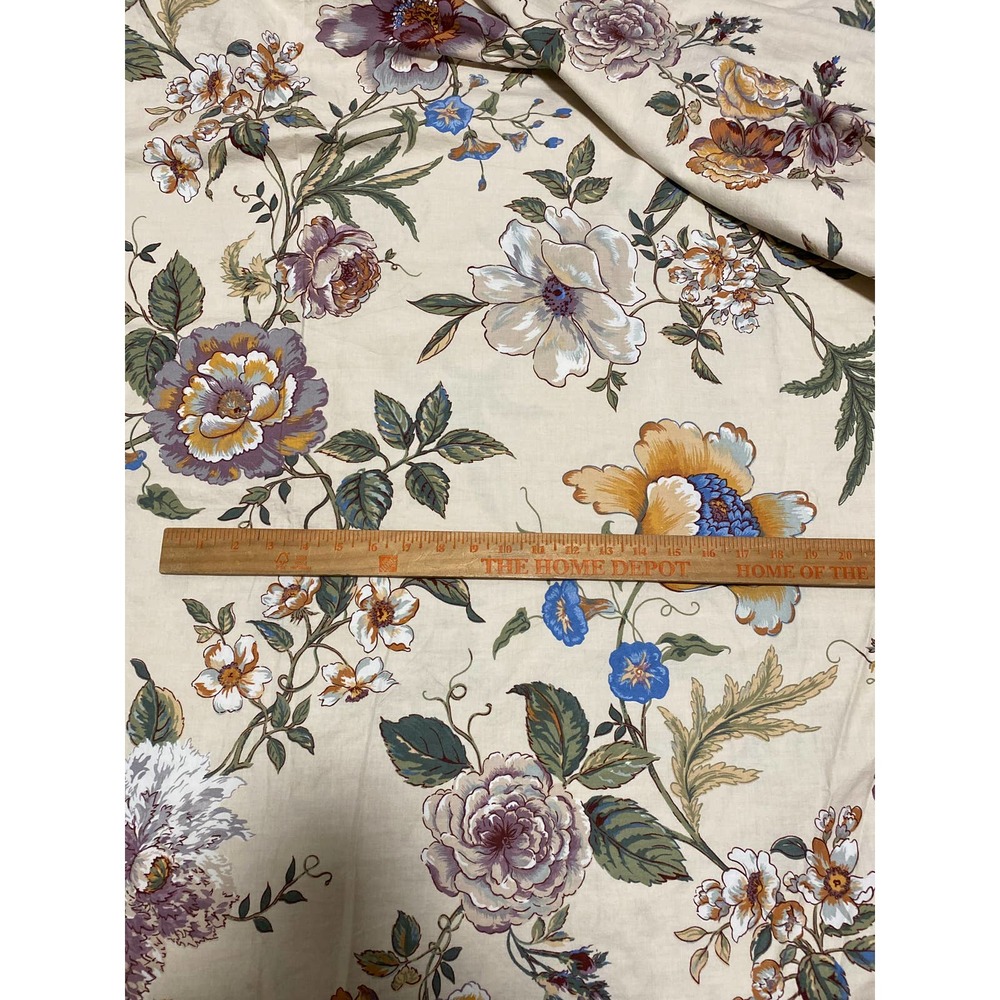 Vintage Upholstery Drapery Fabric Vintage Light Weight  1 yard 52" wide - Picture 2 of 4